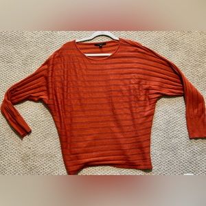 EUC CYRESS Orange Lighter-weight Dolman style sleeves sweater top
